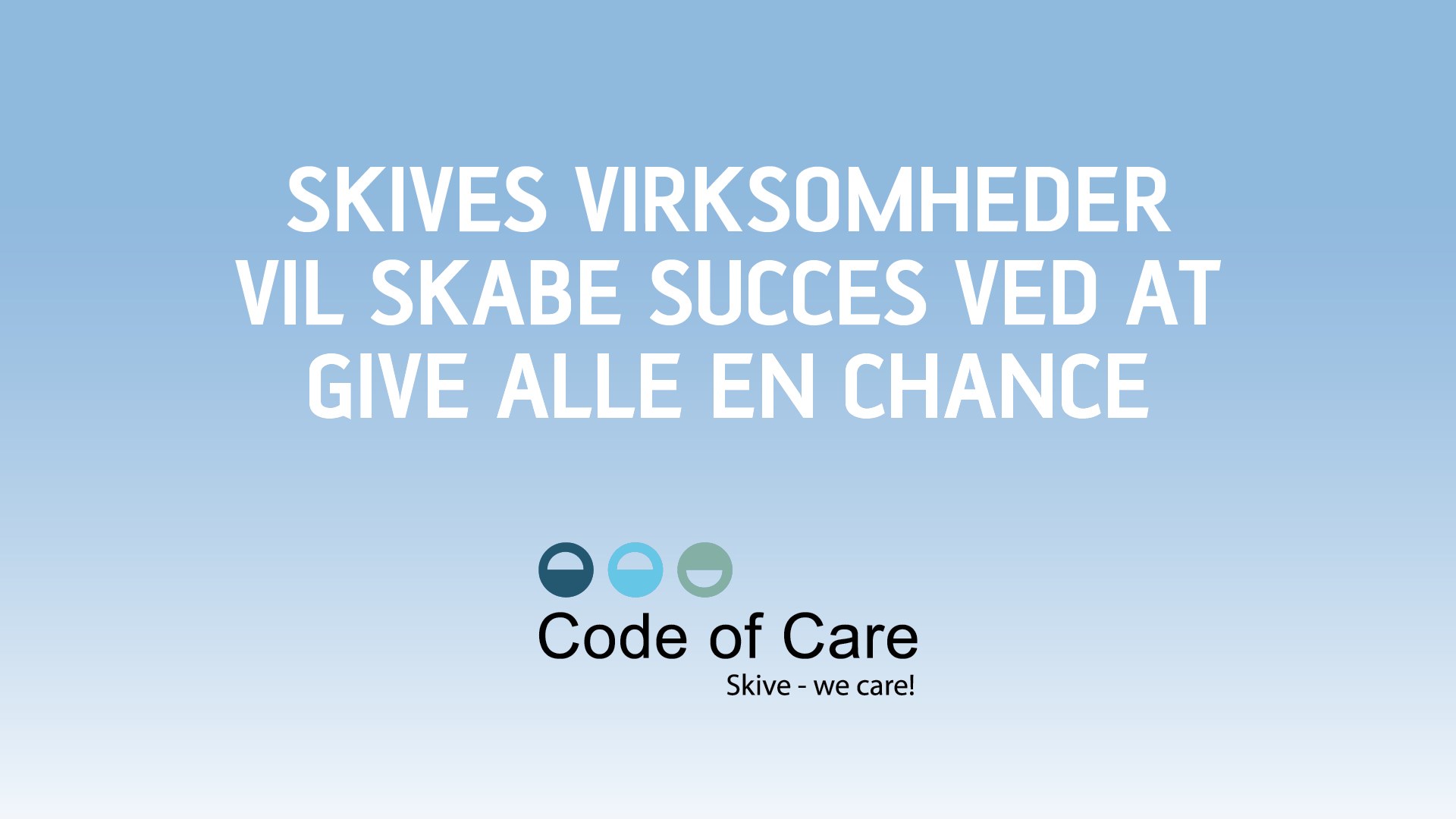 Code of Care Skive logo med vision